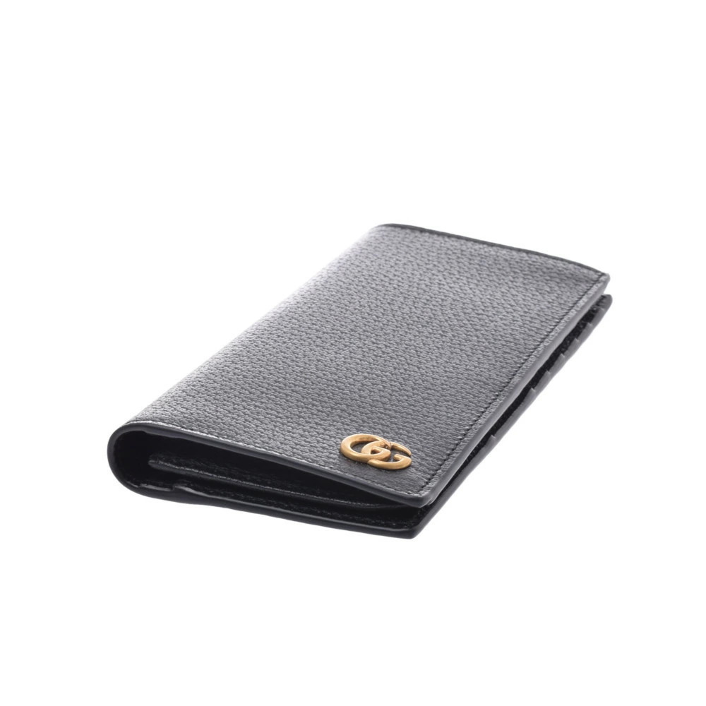GUCCI GG Marmont Long Wallet Black Leather - Picture 3 of 8